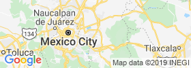 San Vicente Chicoloapan map